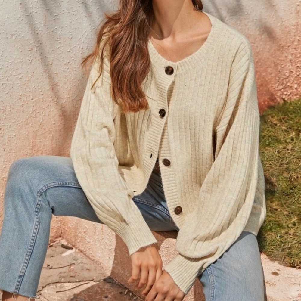 Beige Cardigan